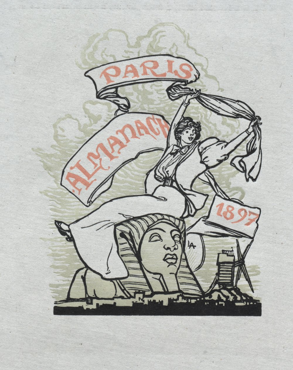 Parisalmanackan, 1897: Baksida av Auguste Louis Lepère