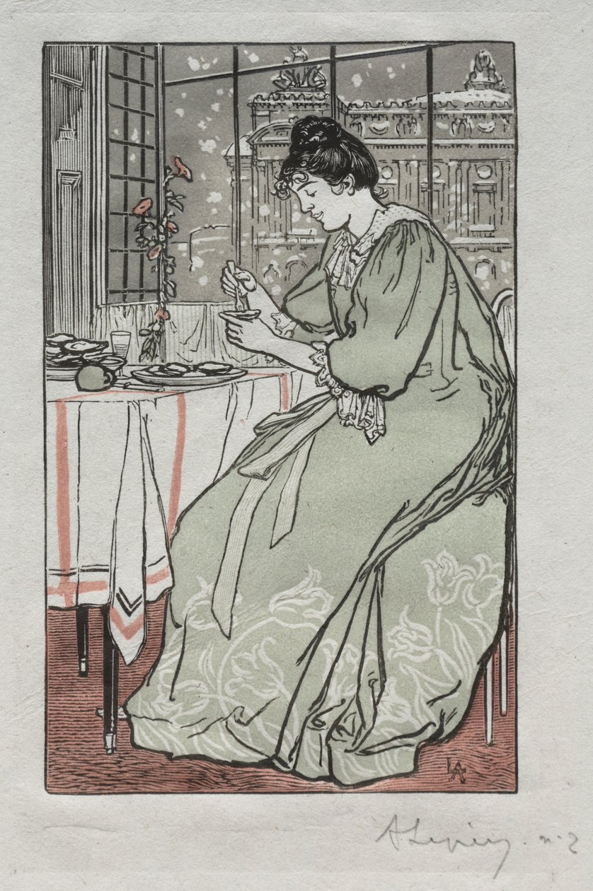 Parisalmanackan, 1897: Vinter av Auguste Louis Lepère