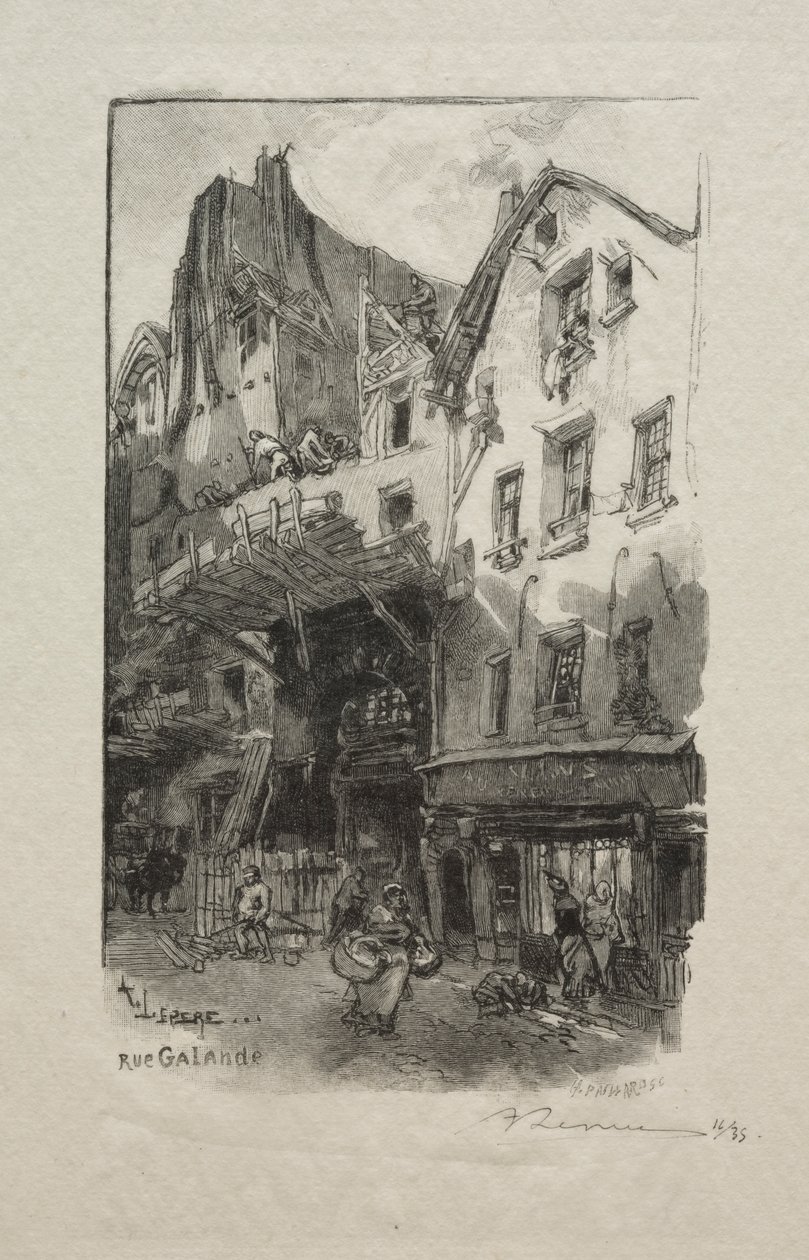 Galandegatan av Auguste Louis Lepère