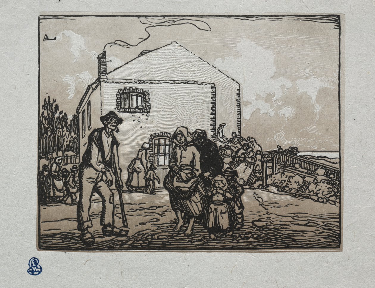 Tiggarna i sista huset av Auguste Louis Lepère