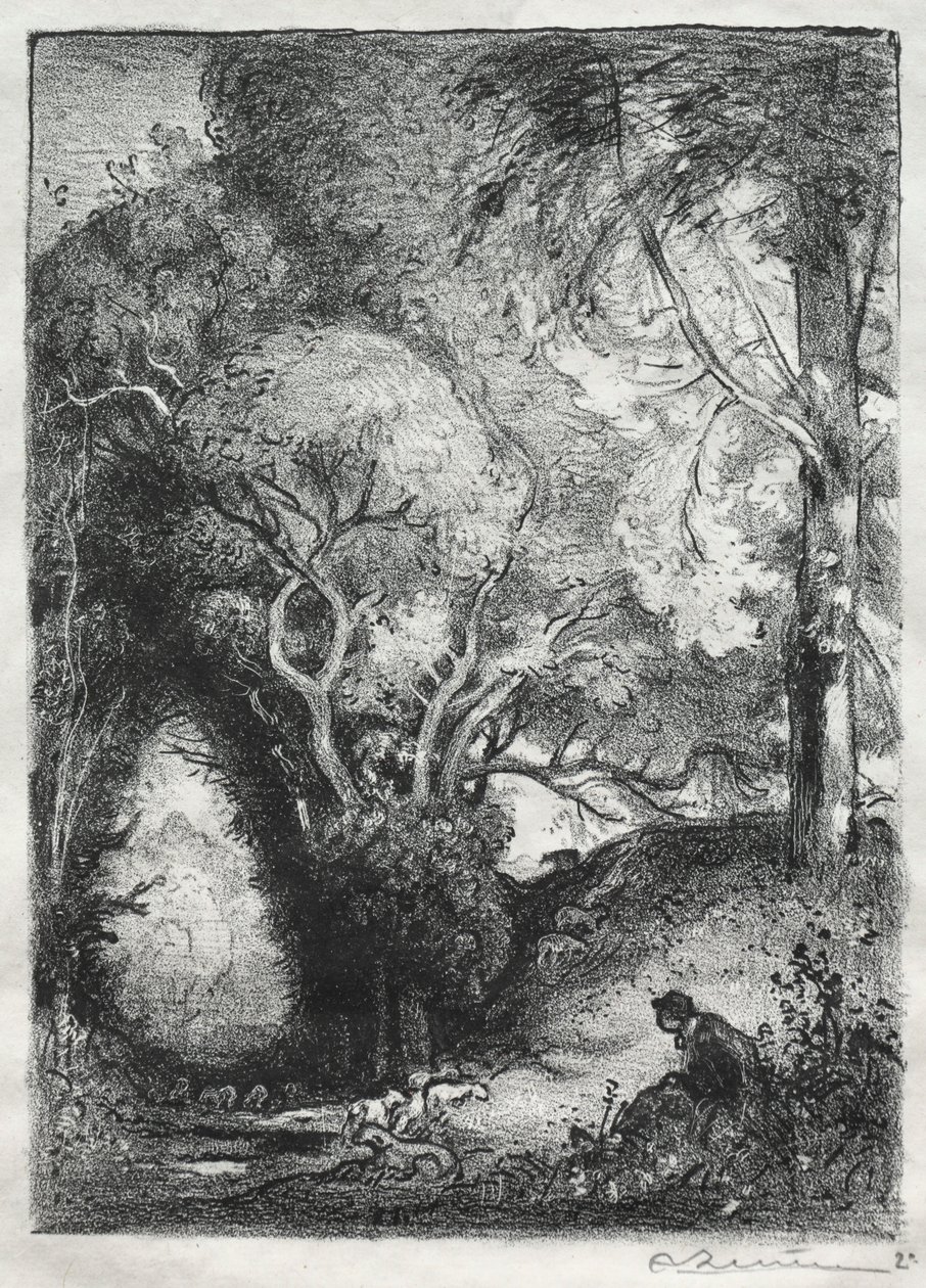 Ravinen i juni. av Auguste Louis Lepère