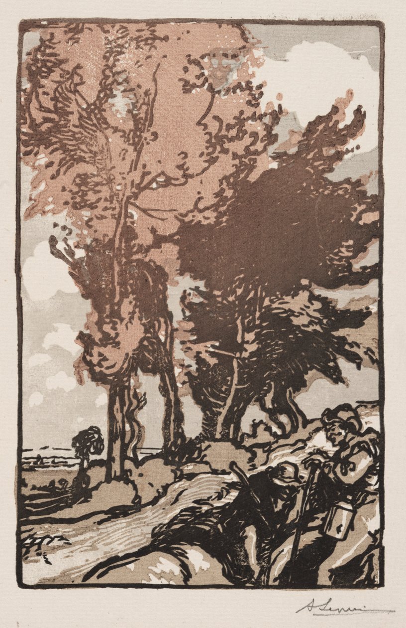 Viloplatsen, 1904. av Auguste Louis Lepère