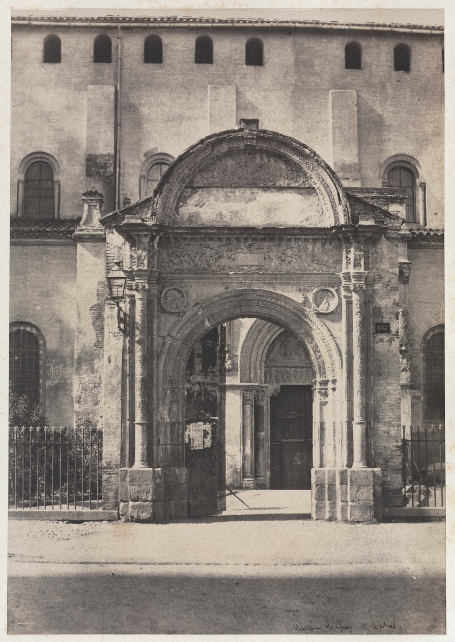Porte Bachelier, Saint-Sernin-kyrkan, Toulouse (Haute-Garonne) av Auguste Mestral
