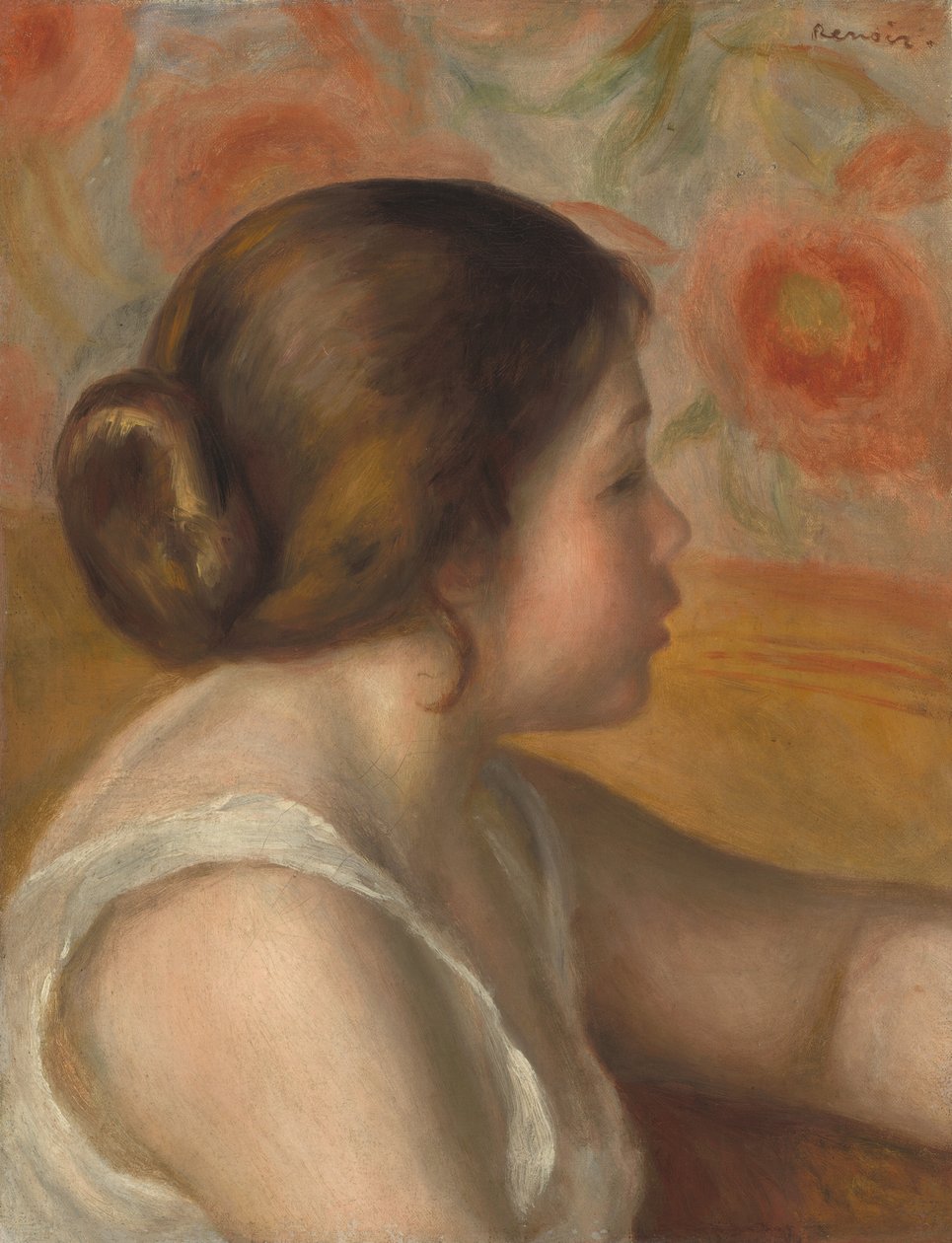 Chef för en ung flicka av Auguste Renoir