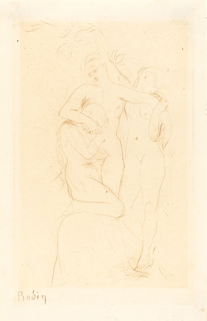 Själar i skärselden, 1893. av Auguste Rodin