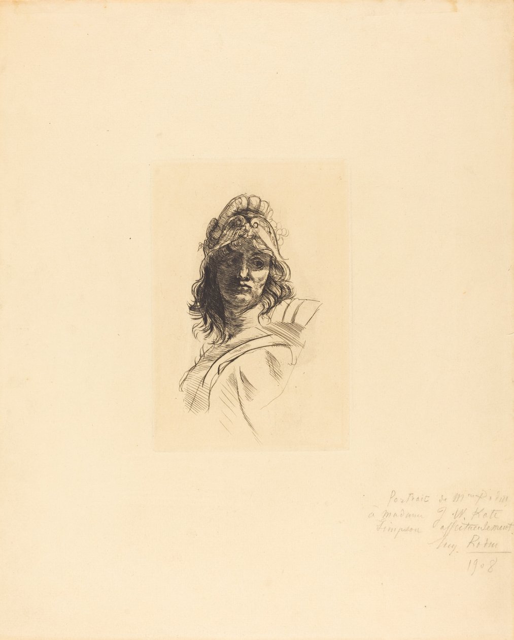 Kuvert av Bellone av Auguste Rodin