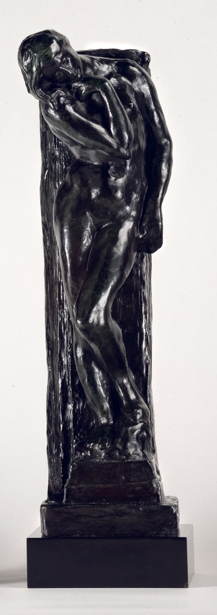 Eva med långt hår, 187880 (brons) av Auguste Rodin