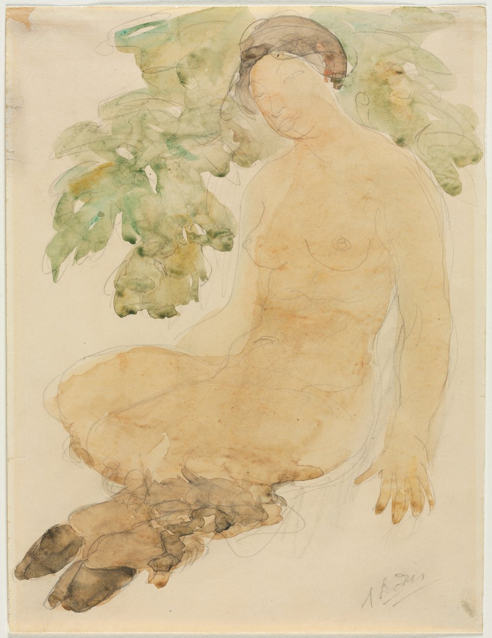 Fauness, c. 1905. av Auguste Rodin
