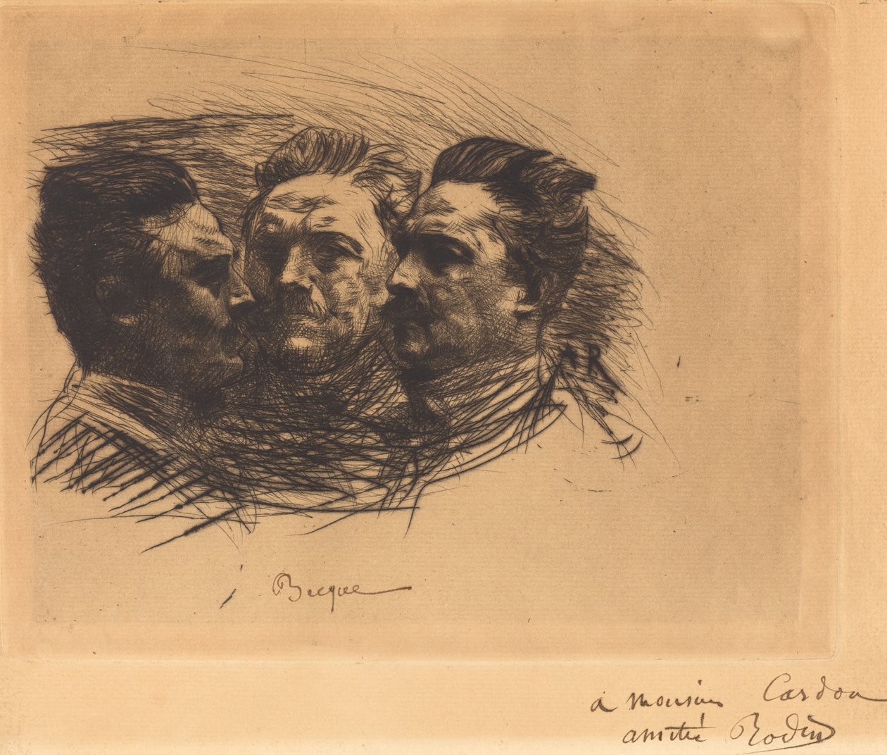 Henry Becque av Auguste Rodin