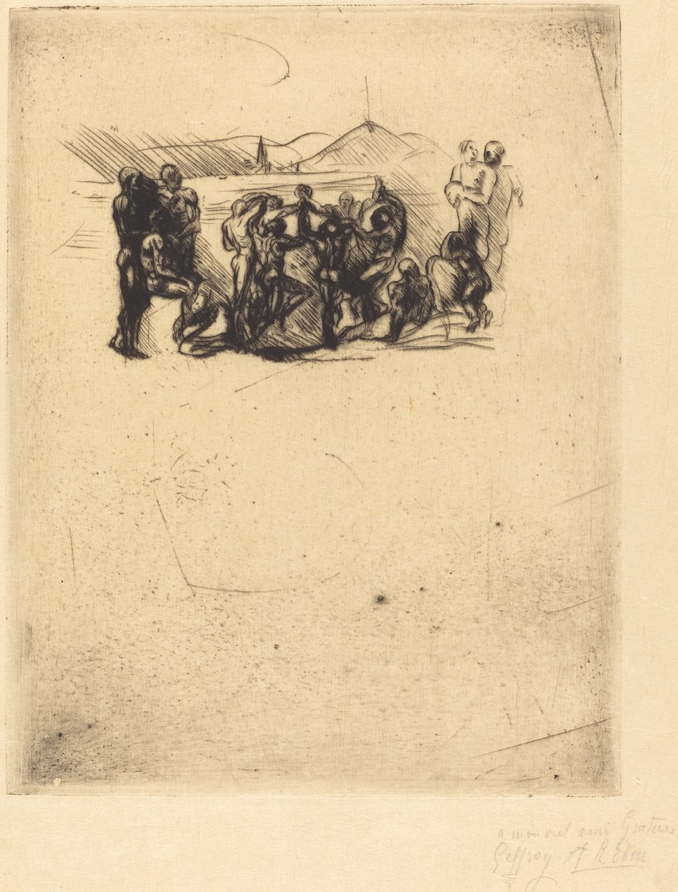 La Ronde, troligen 1883. av Auguste Rodin