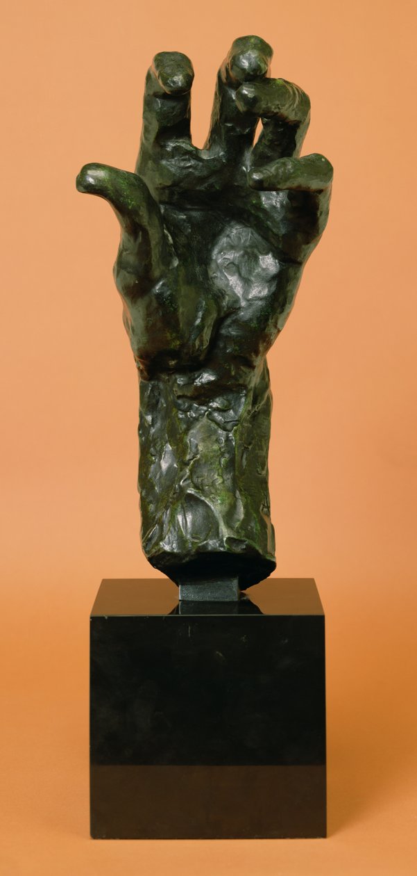 Stor vänsterhand (brons) av Auguste Rodin