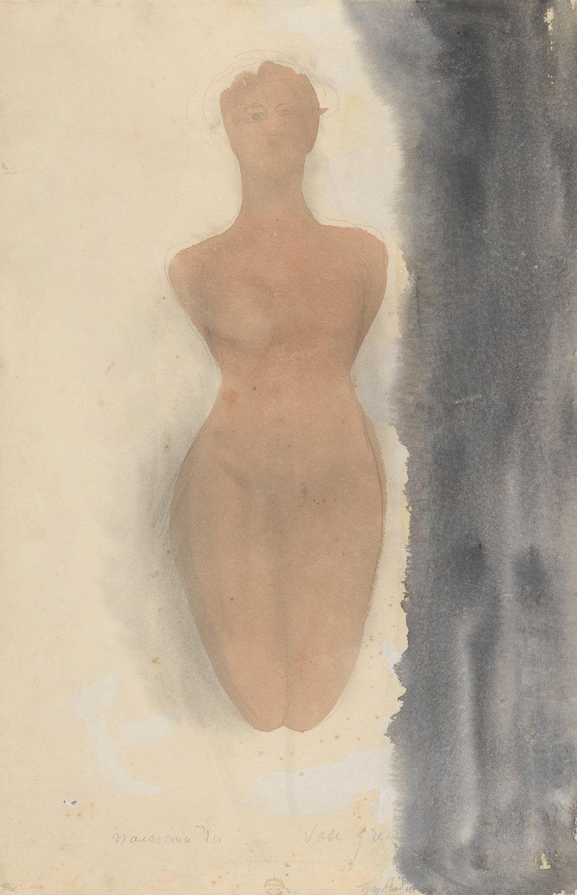 Ursprunget till den grekiska vasen, 1900-1910. av Auguste Rodin
