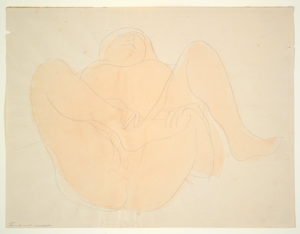 Liggande Kvinna Naken av Auguste Rodin