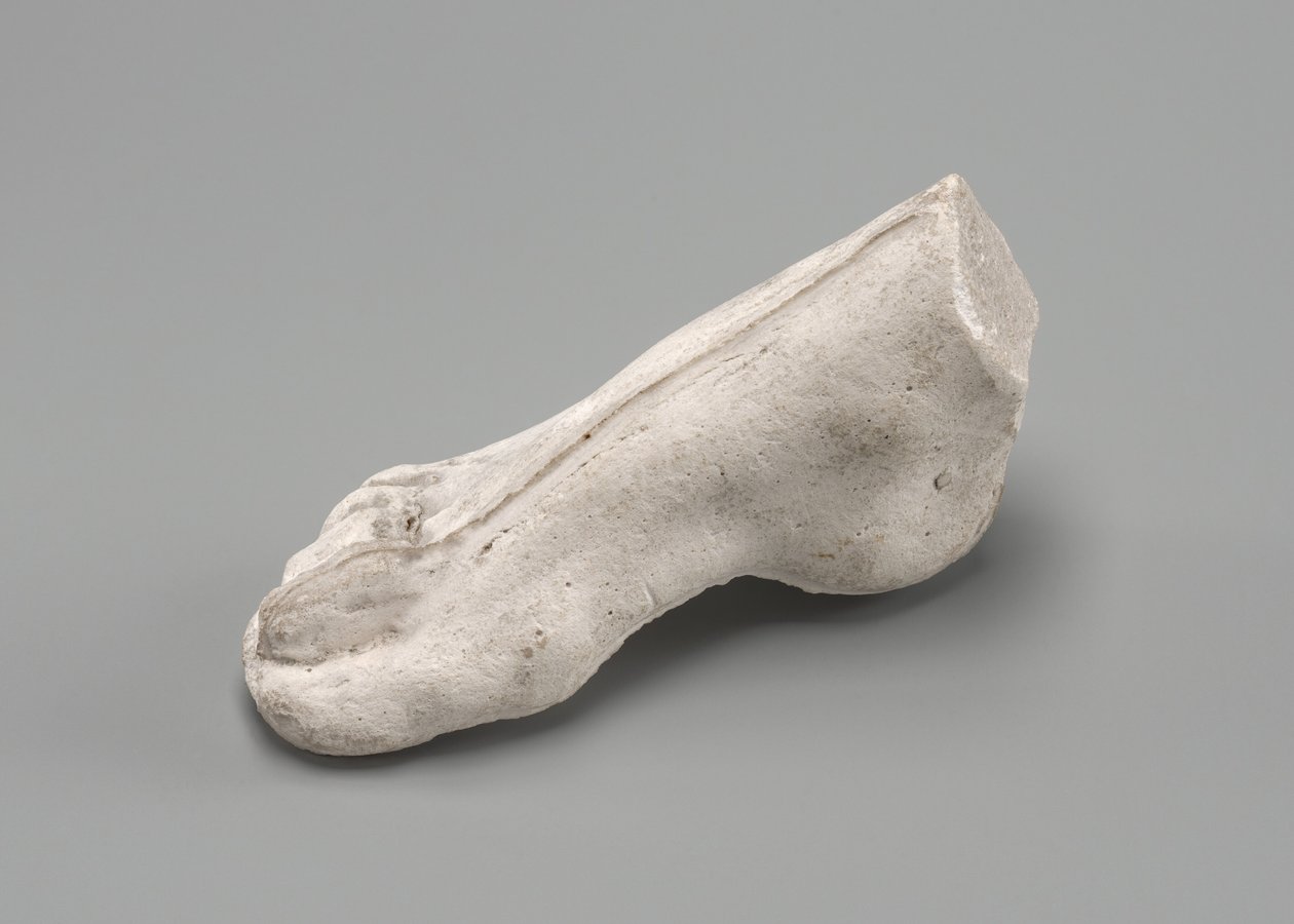 Höger fot, möjligen 1880. av Auguste Rodin