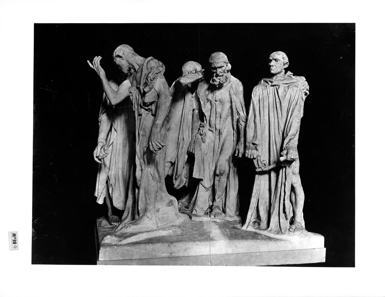 The Burghers of Calais, 1889 (gips) av Auguste Rodin