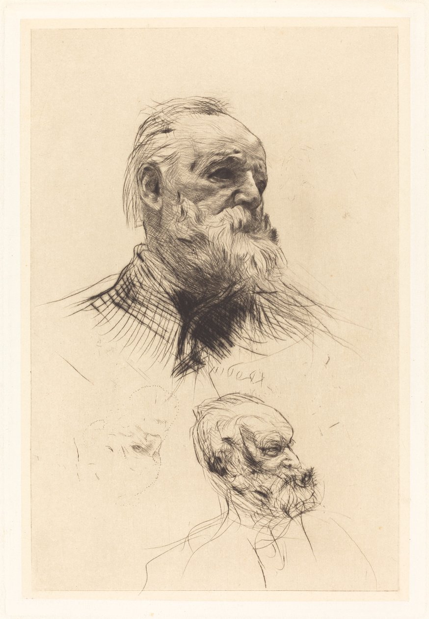 Victor Hugo, Tre fjärdedelar av Auguste Rodin