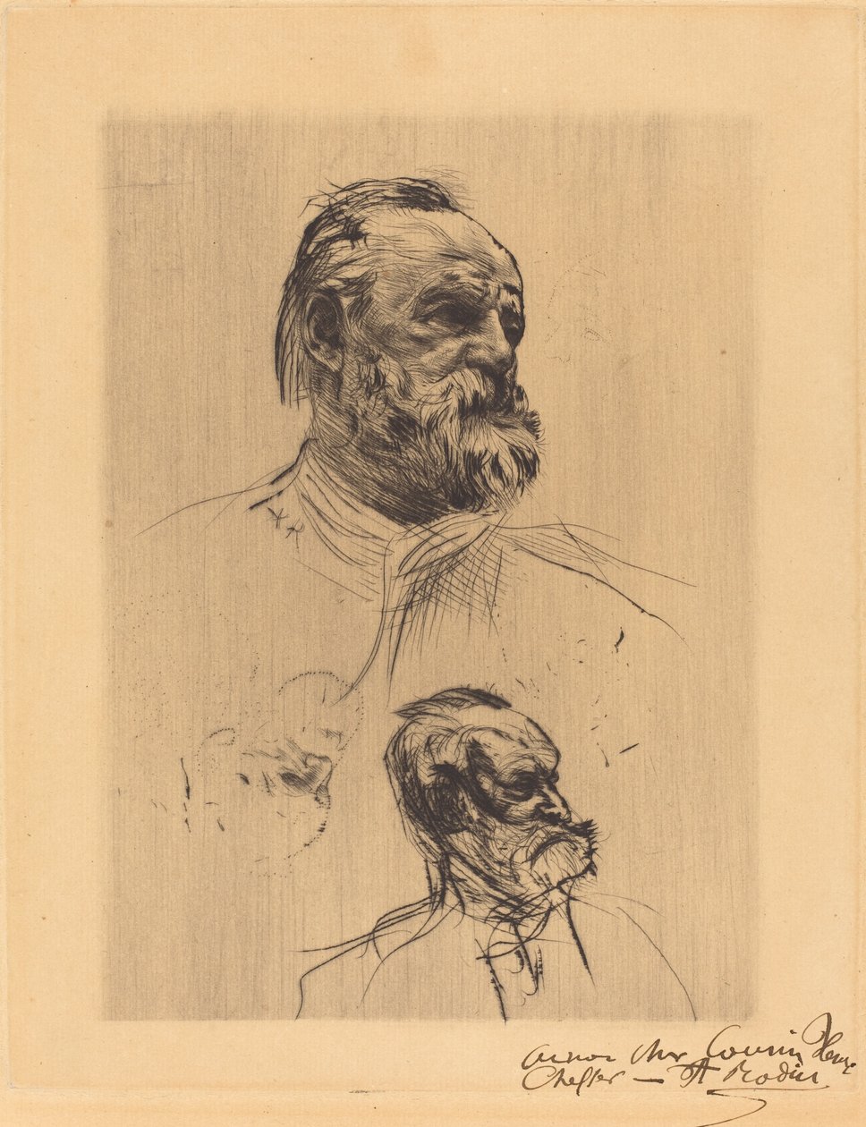 Victor Hugo, De Trois Quarts av Auguste Rodin