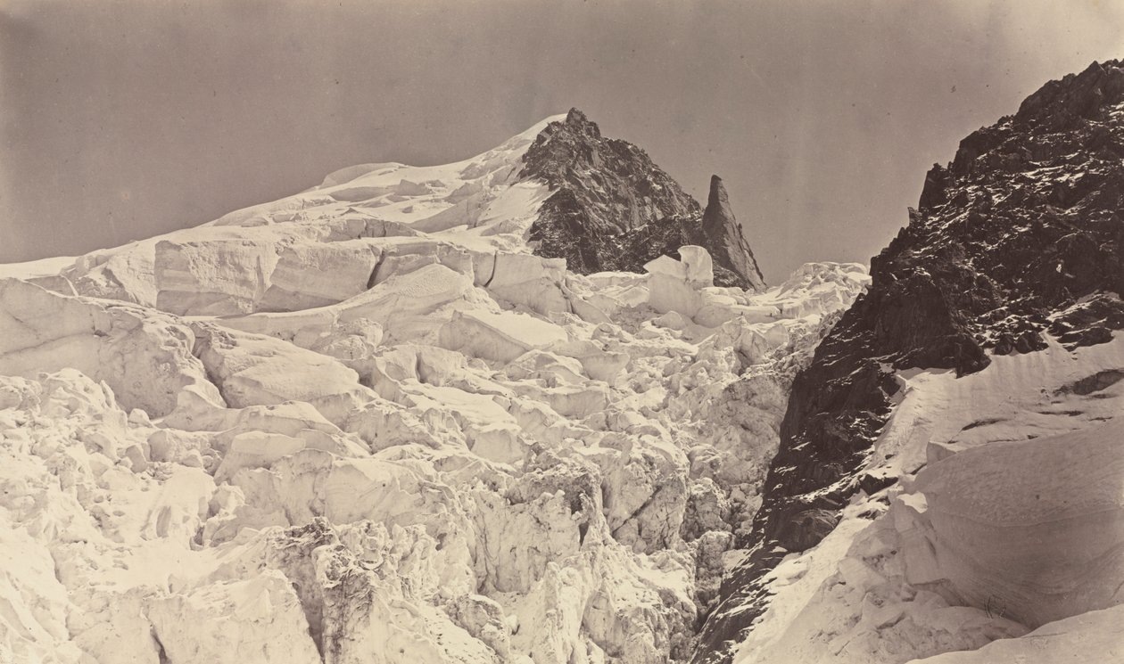 Mount Maudit, Savoy av Auguste Rosalie Bisson