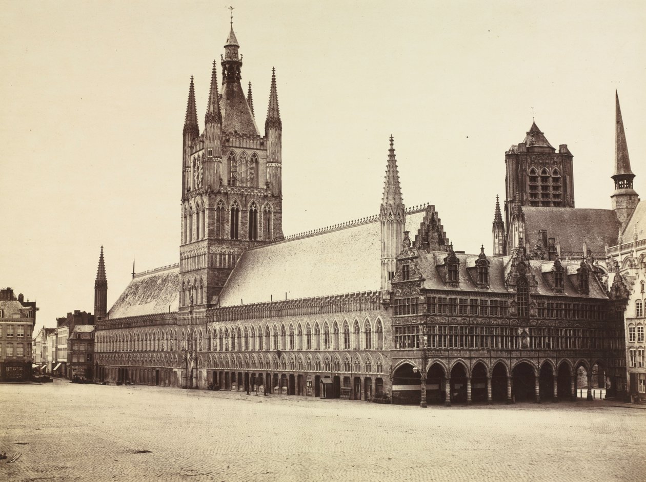 Ypres, Belgien, ca. 1855-1862. av Auguste Rosalie Bisson