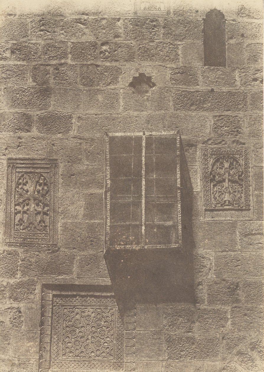 Jerusalem. Armeniskt kloster. Ornament av Auguste Salzmann