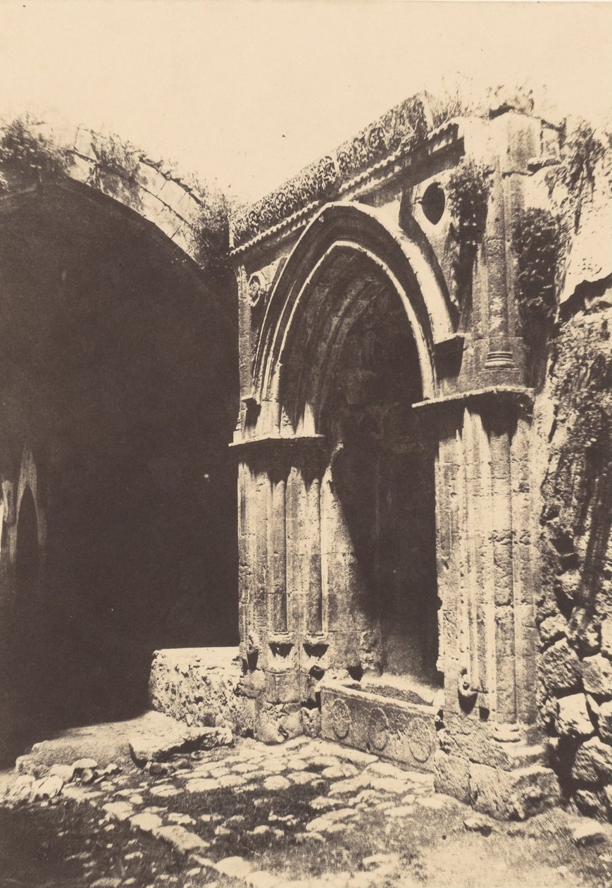 Jerusalem. Arabiska fontänen 3 av Auguste Salzmann