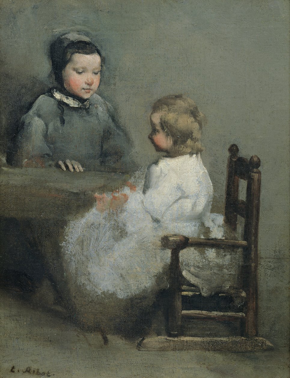 De två systrarna av Auguste Theodule Ribot