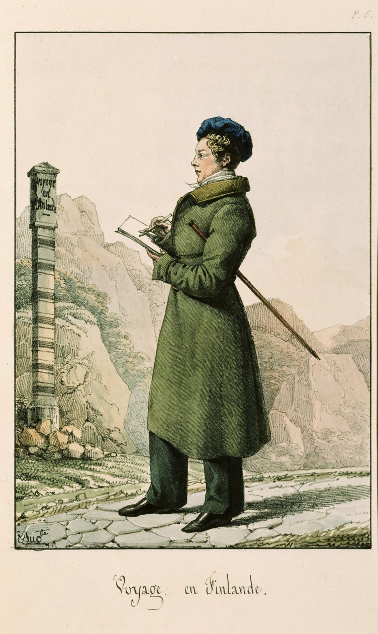 Självporträtt av Auguste de Montferrand