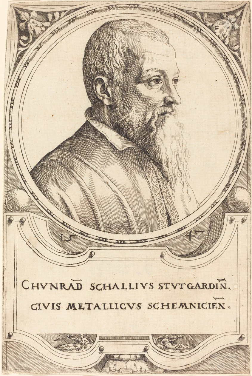 Conrad Schall av Augustin Hirschvogel
