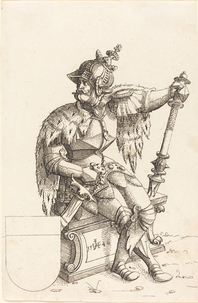 Kejsar Karl V av Augustin Hirschvogel