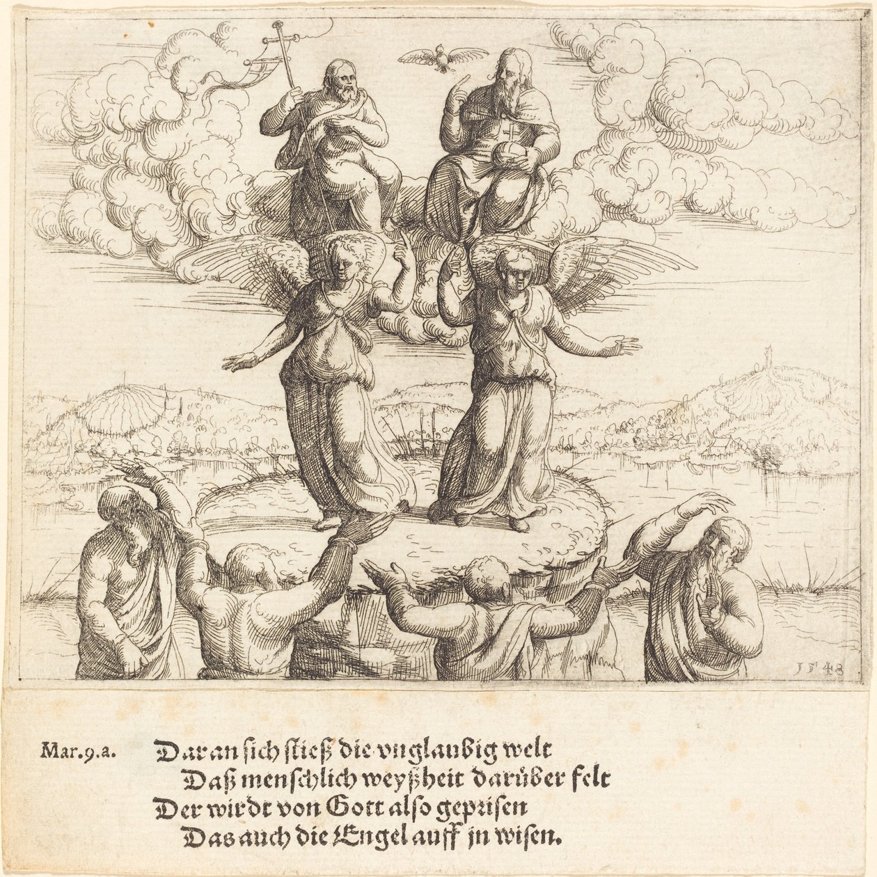 Förvandlingen, 1548. av Augustin Hirschvogel