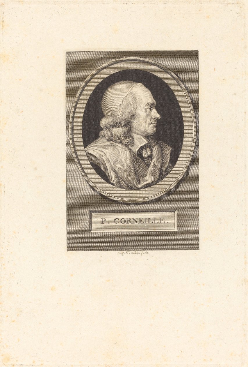 Pierre Corneille av Augustin de Saint Aubin