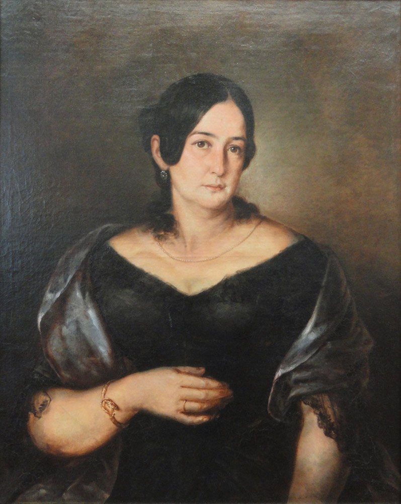 Portrait of Maria Luiza Panasco av Augusto Muller
