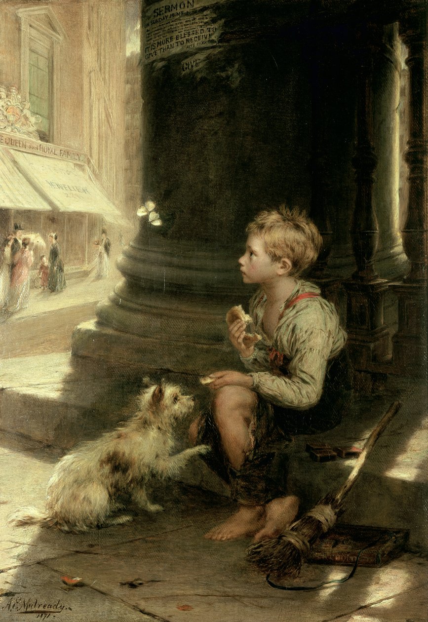 En del av skorpan, 1871 av Augustus Edward Mulready