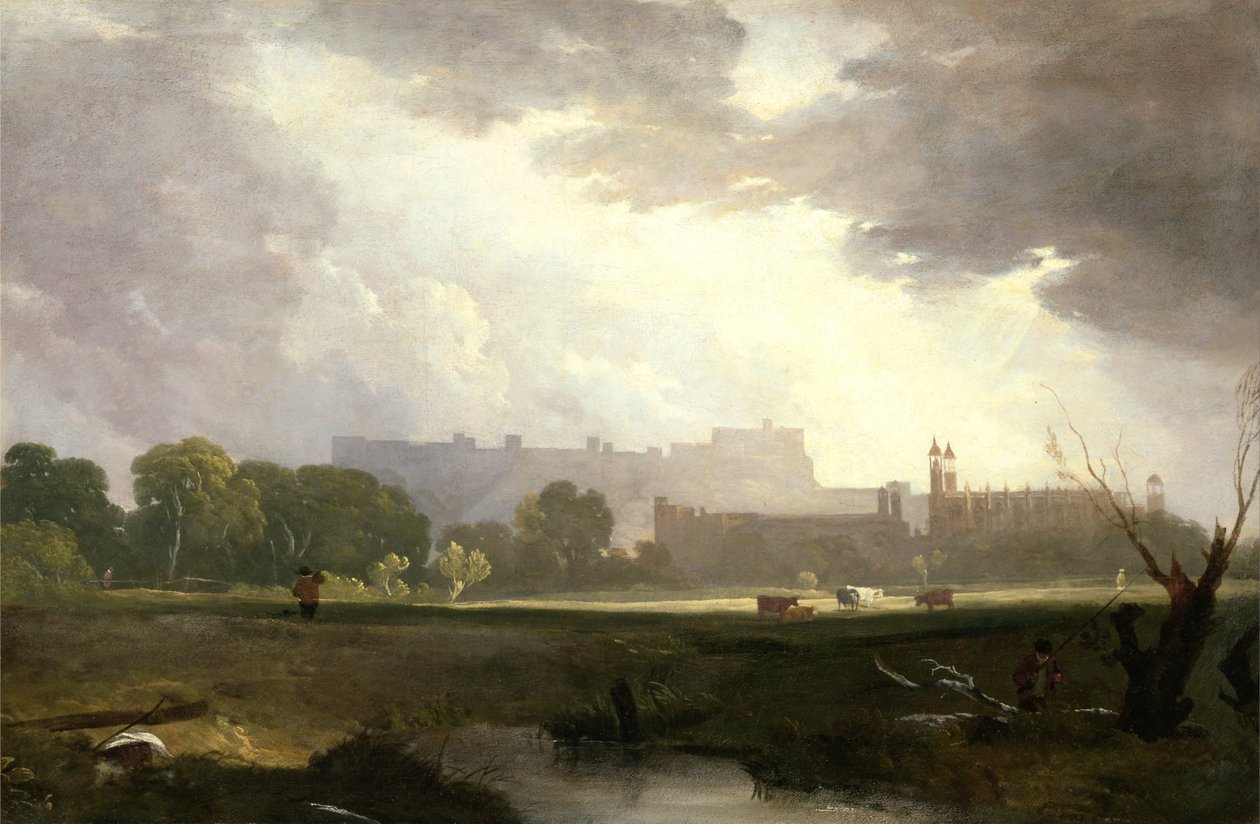 Windsor från Eton av Augustus Wall Callcott