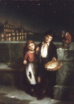Borta från hemmet av Augustus Edward Mulready
