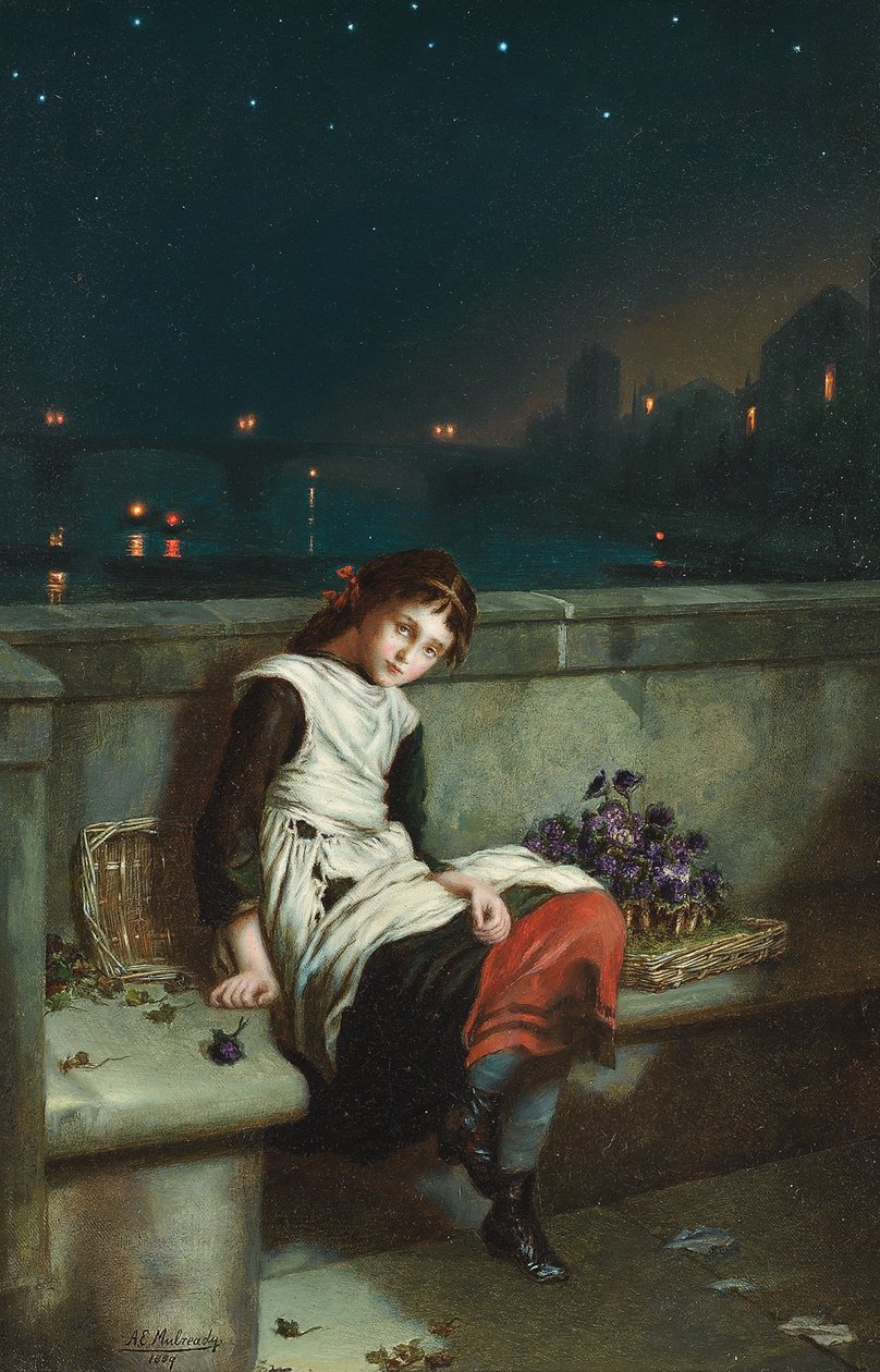 Från morgon till natt, 1889 av Augustus Edward Mulready