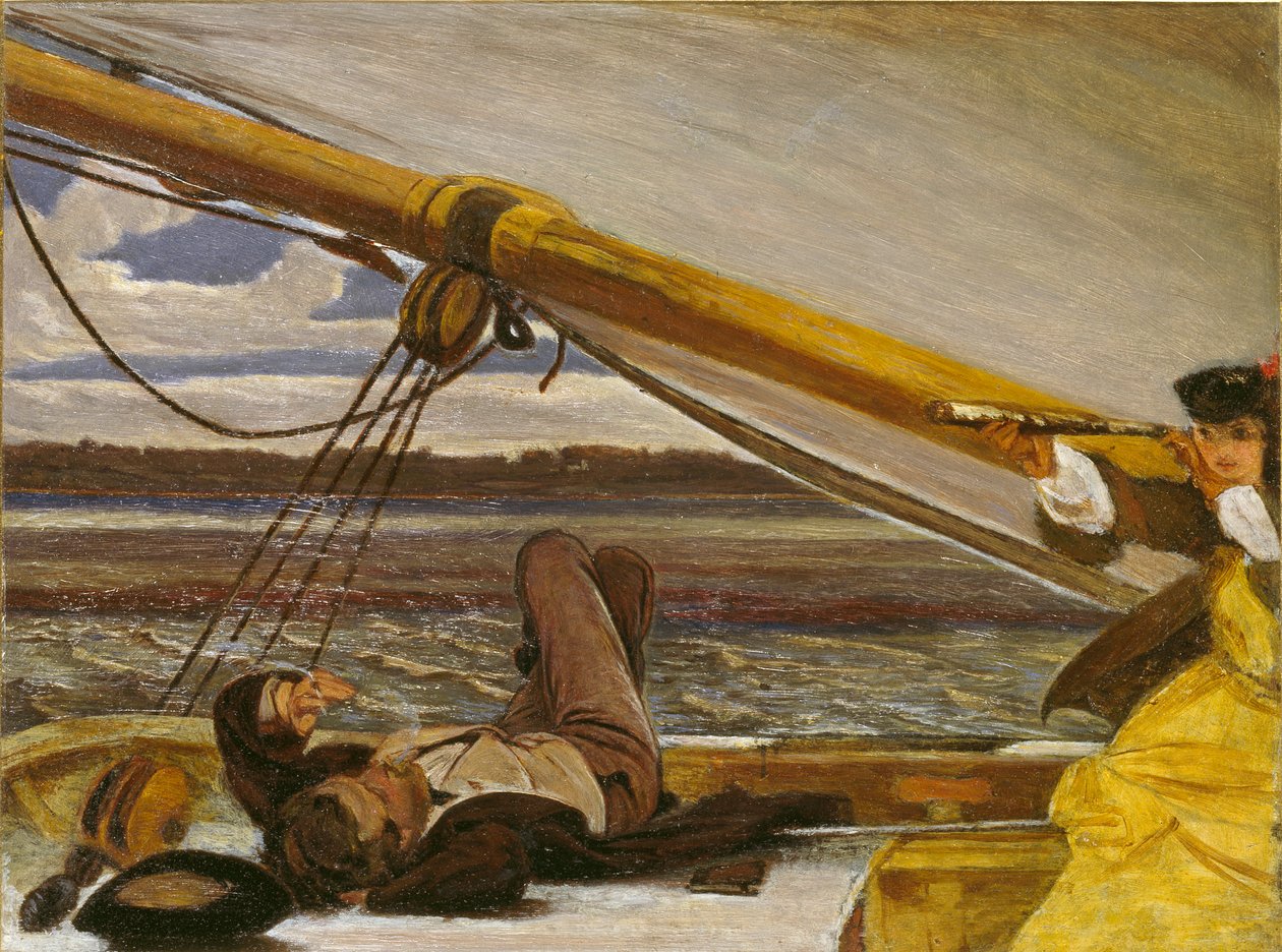 Outward Bound, mitten av 1800-talet av Augustus Leopold Egg