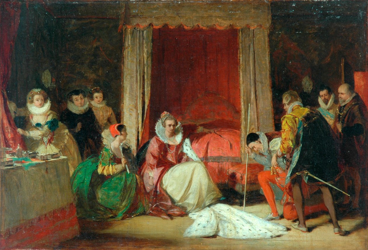 Drottning Elizabeth i raseri av Augustus Leopold Egg