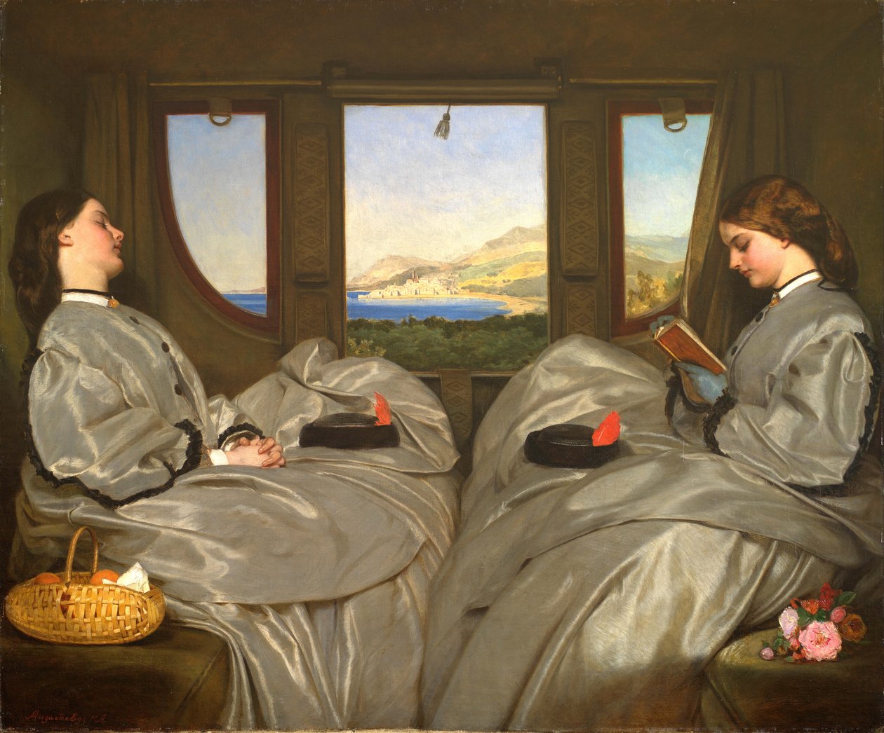 De resesällskap, 1862. av Augustus Leopold Egg