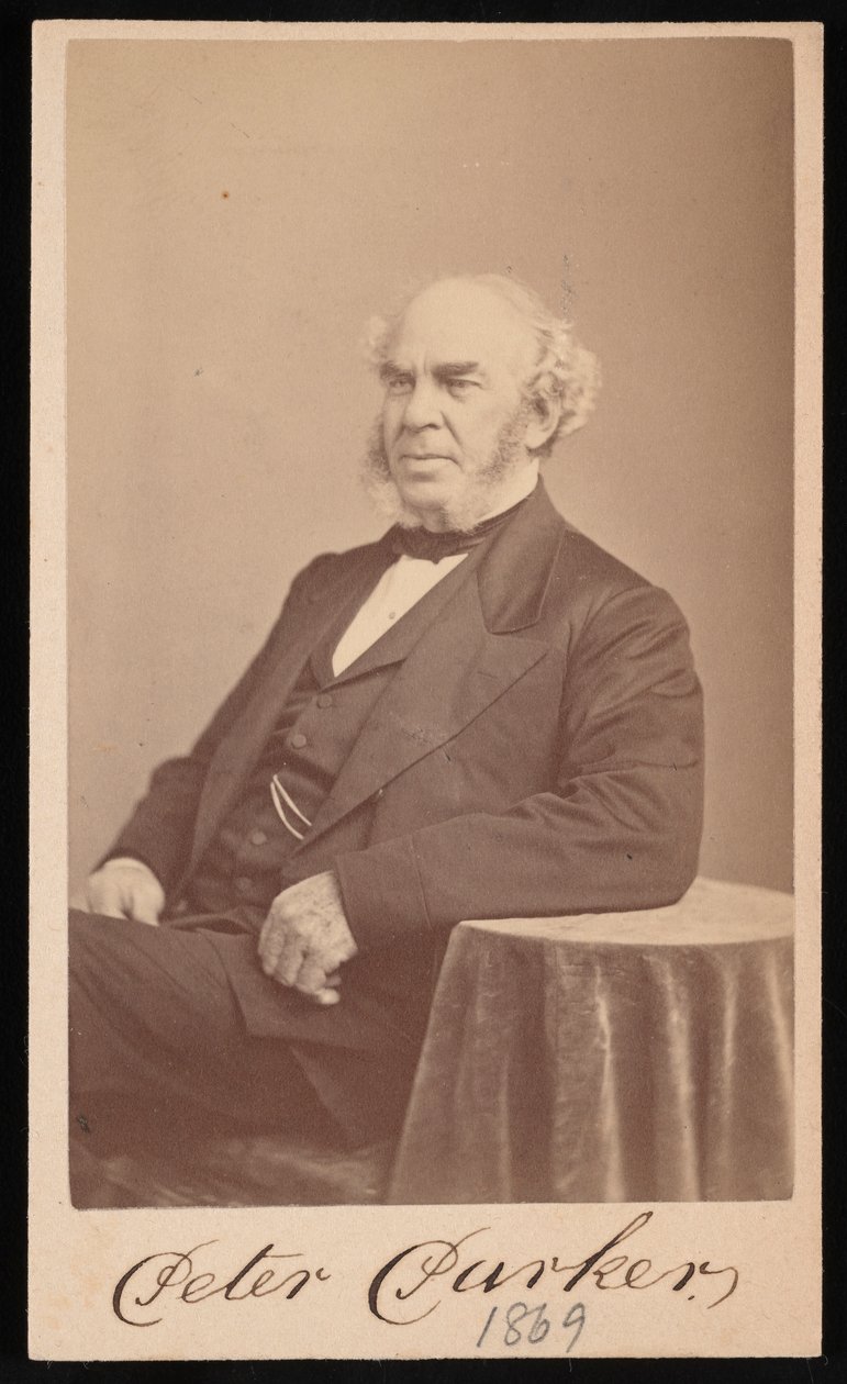 Porträtt av Peter Parker 1804-1888, 1869. av Augustus Marshall