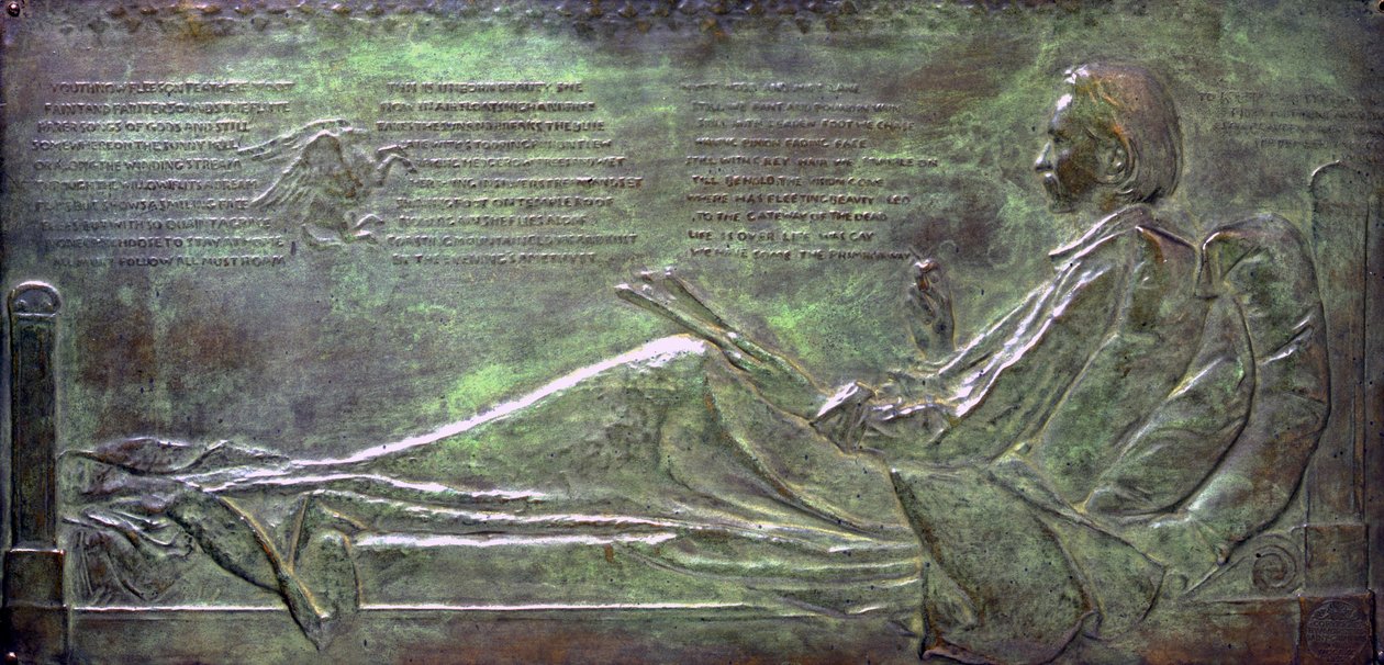 Robert Louis Stevenson av Augustus Saint Gaudens