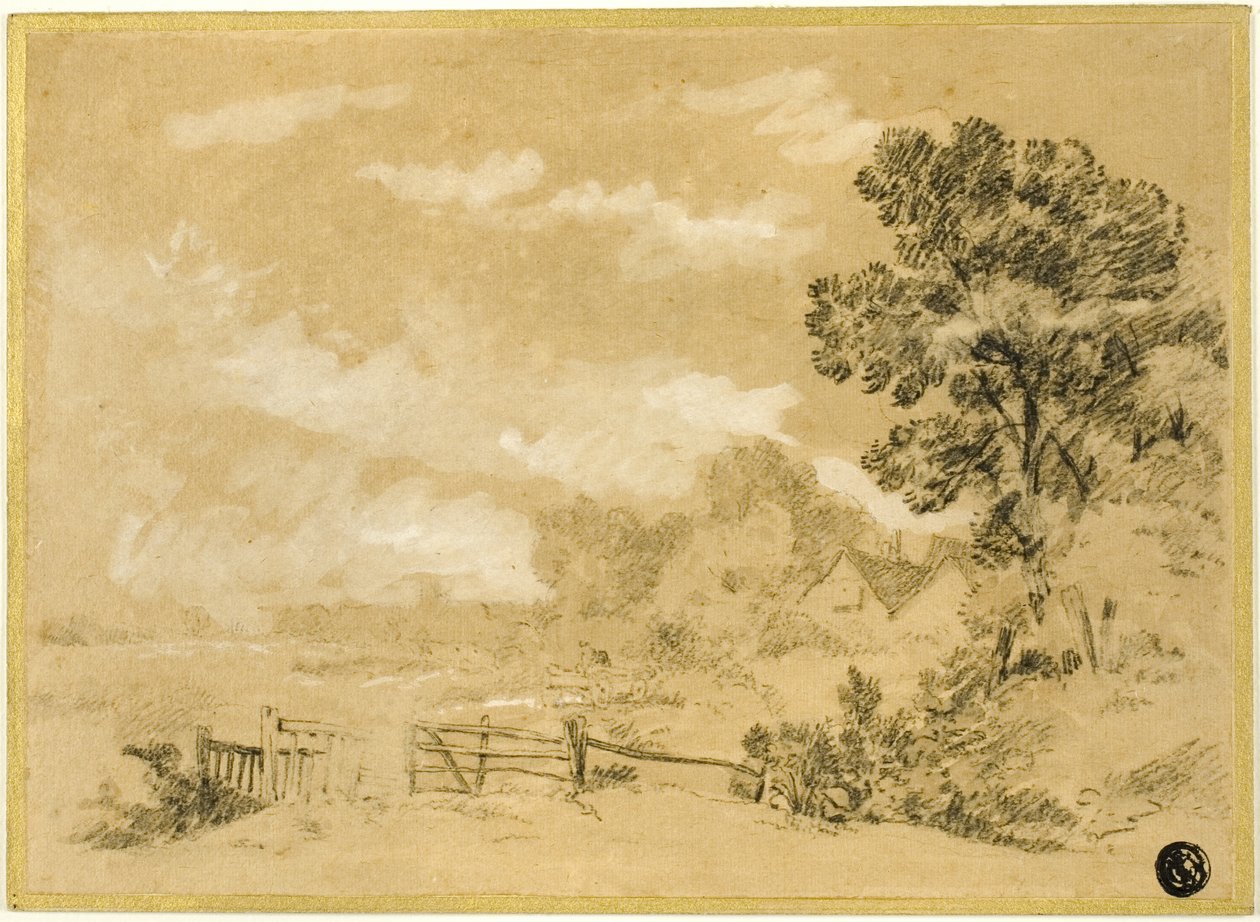 Landskap med Stile av Augustus Wall Callcott