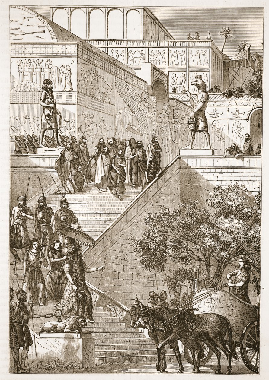 Palatset i Kouyunjik, restaurerat av Austen Henry Layard