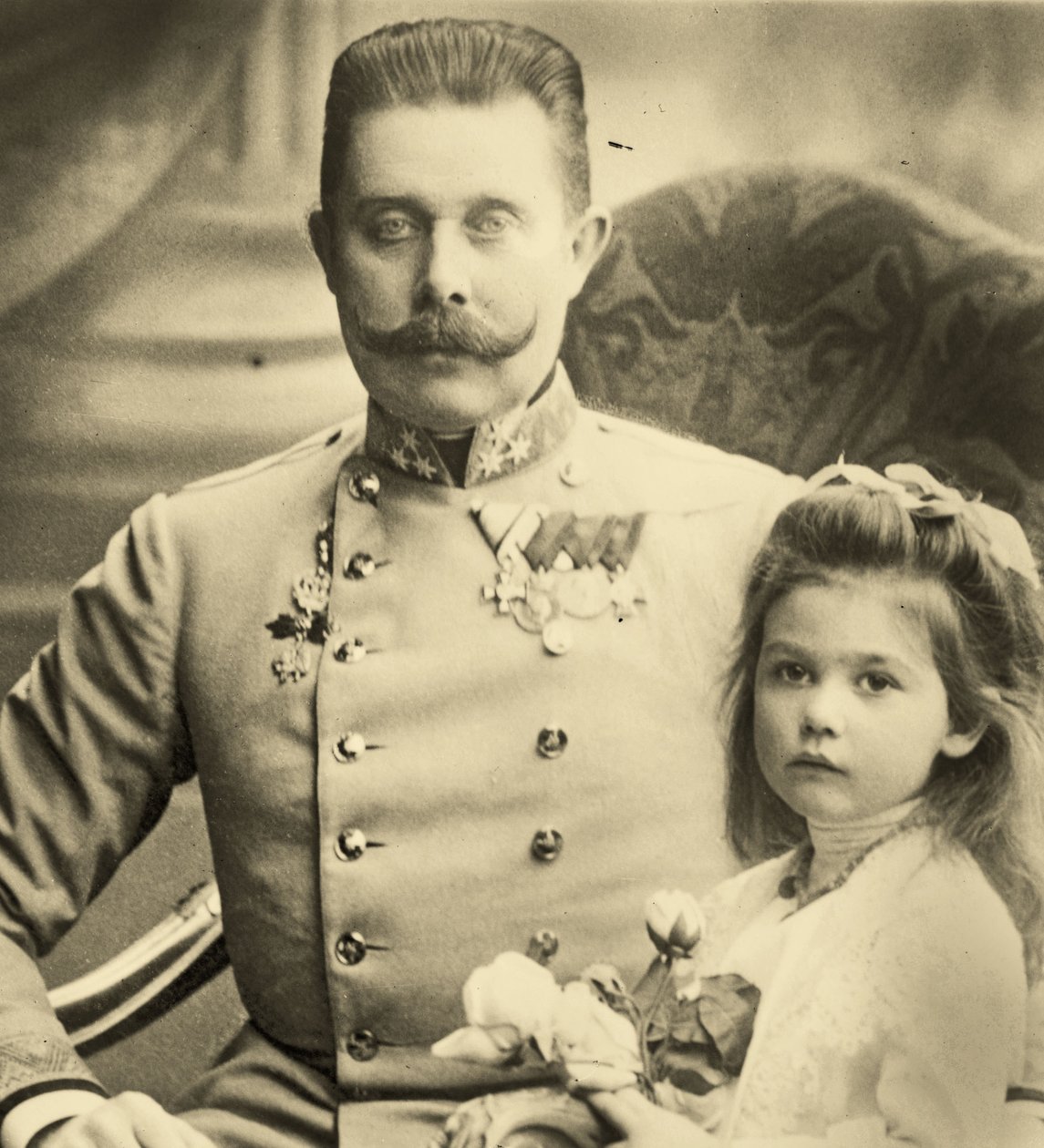 Franz Ferdinand med prinsessan Sophie av Austrian School