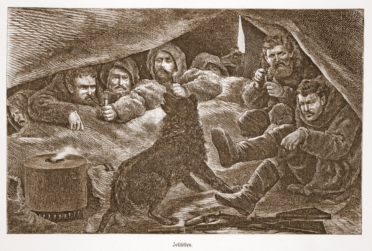Livet i tältet, 1896 av Austrian School