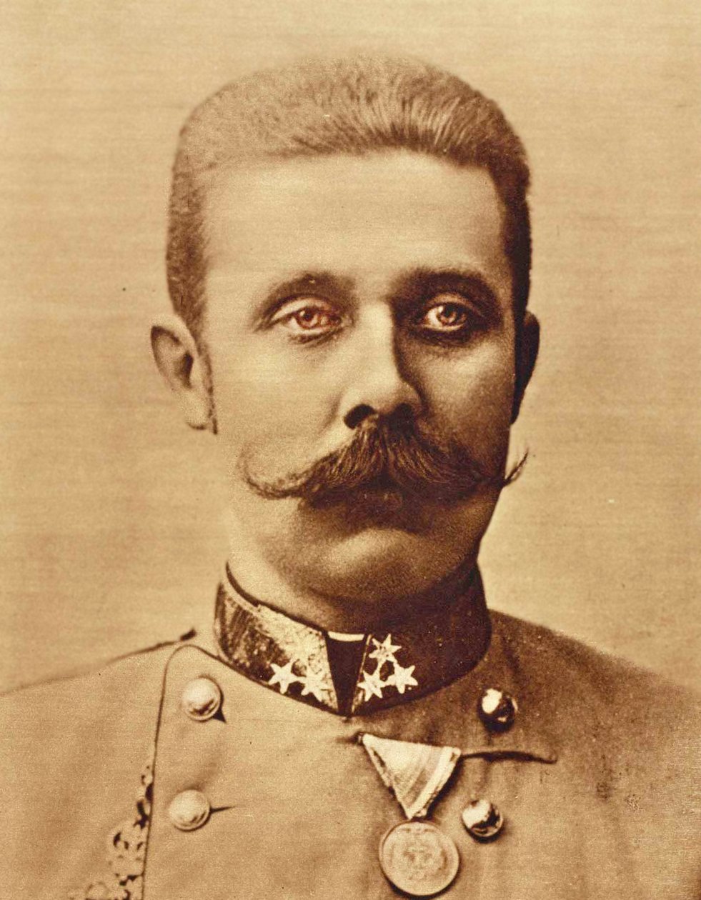Porträtt av ärkehertig Franz Ferdinand c.1893 av Austrian School