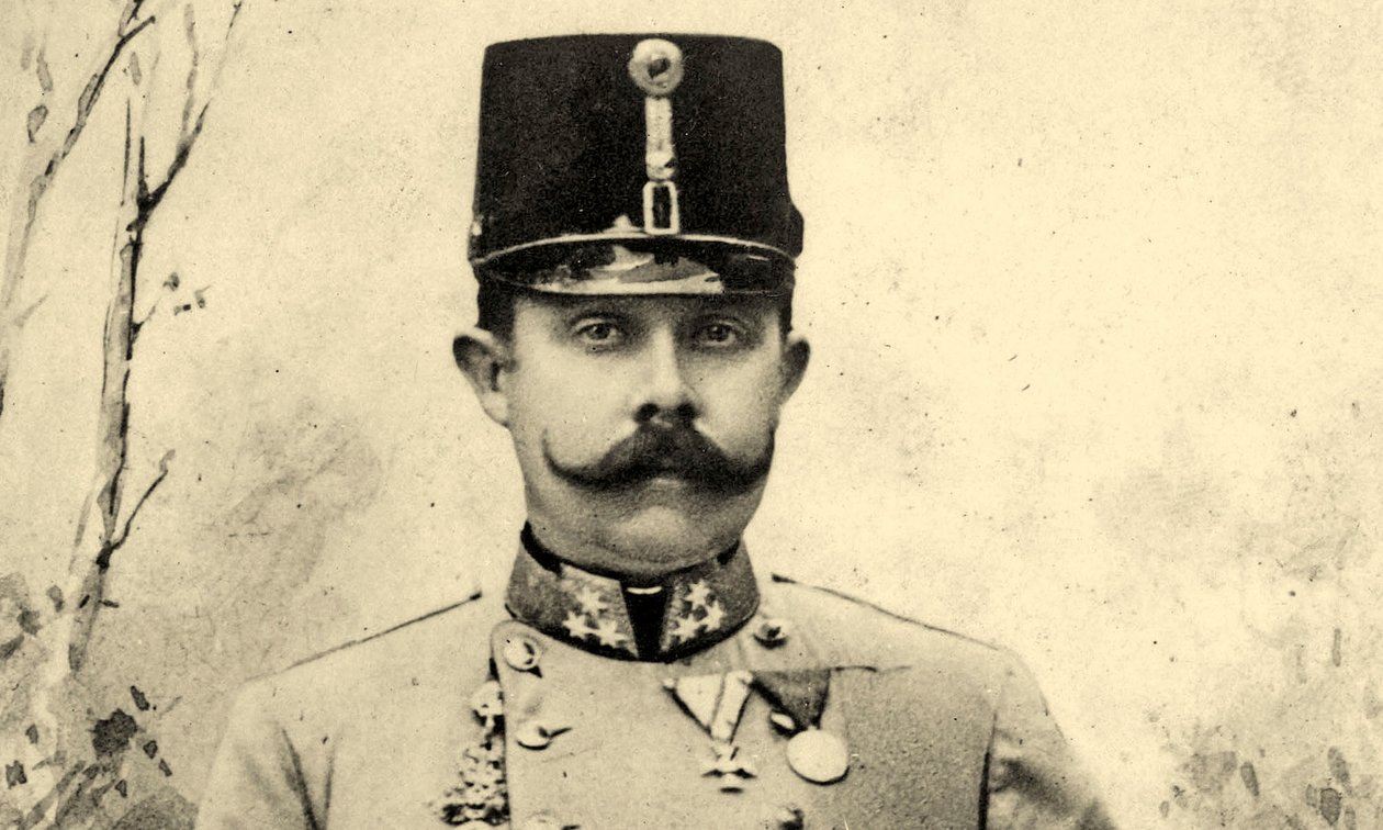Porträtt av Franz Ferdinand av Austrian School