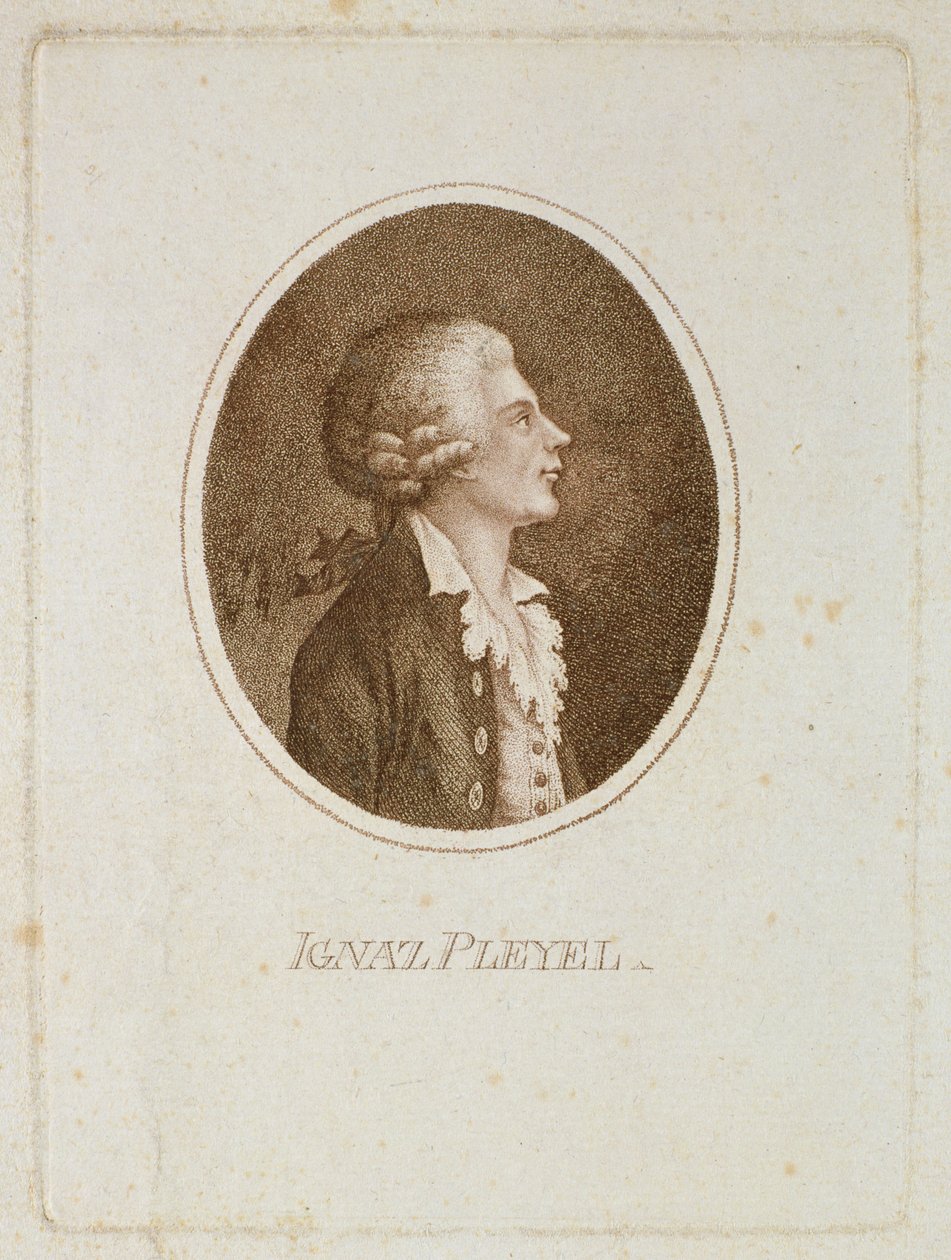 Porträtt av Ignace Pleyel (1757-1831) av Austrian School