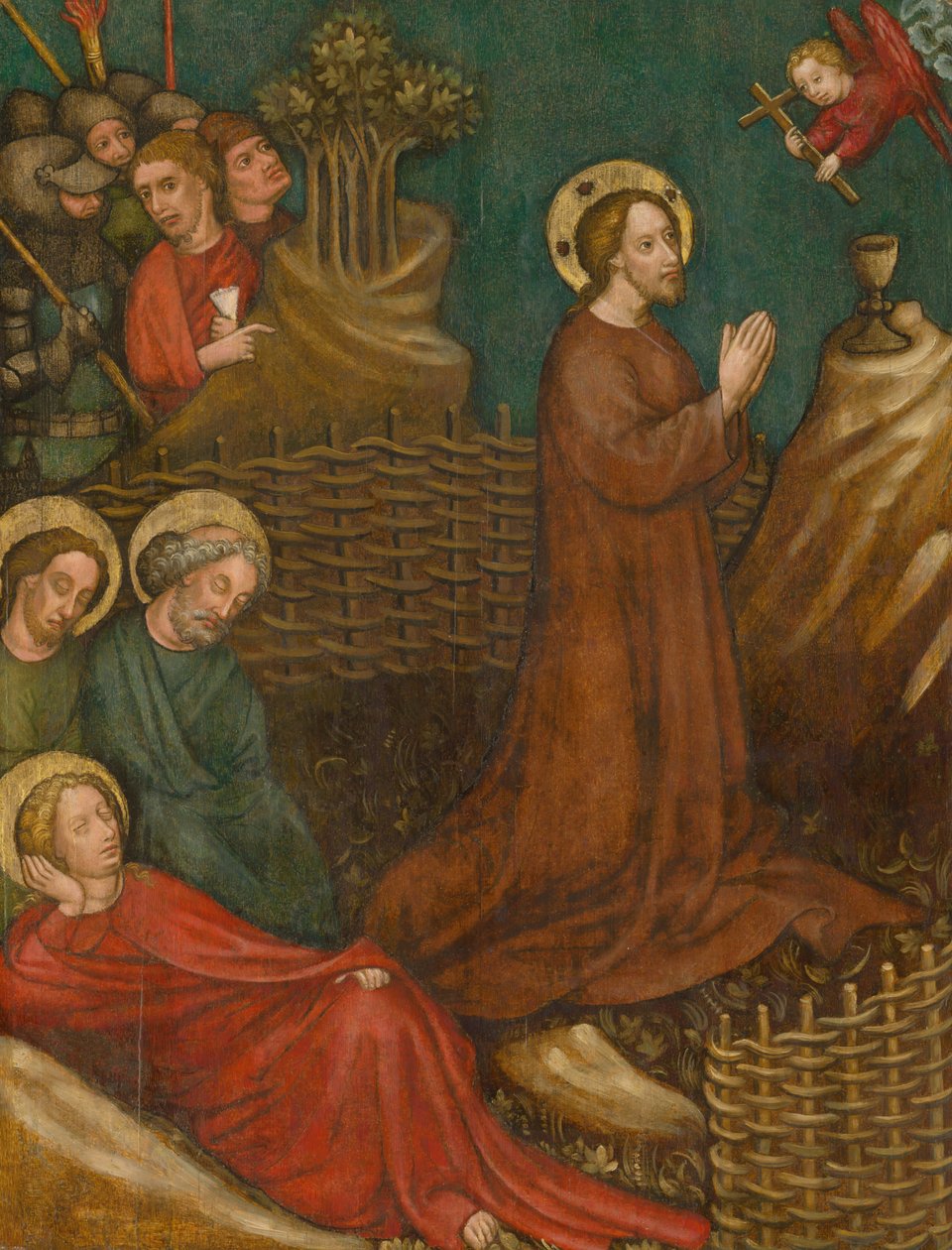 Agony in the Garden, c.1420. av Austrian master