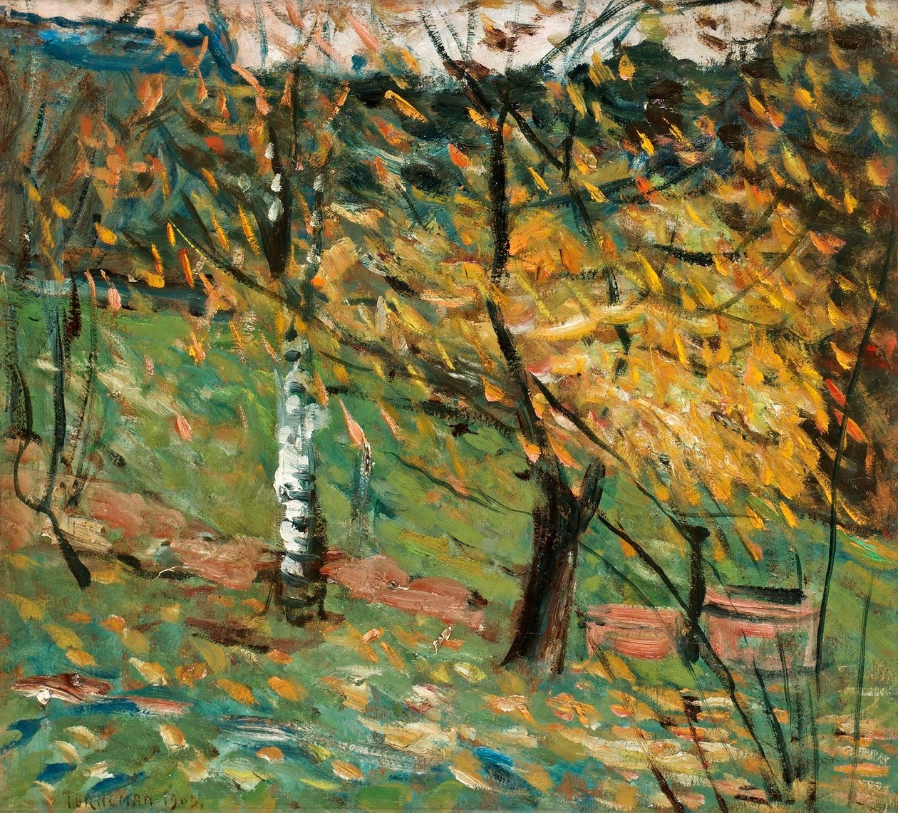 The White Birch av Axel Törneman